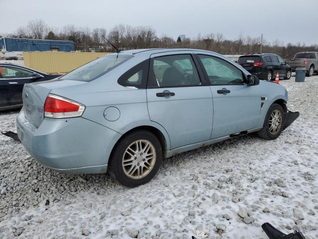 1FAHP35N68W294359 - 2008 FORD FOCUS SE BLUE photo 3