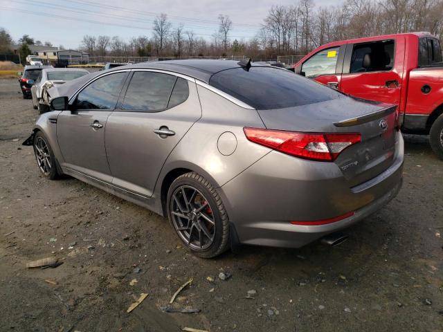 5XXGR4A69DG235970 - 2013 KIA OPTIMA SX GRAY photo 2