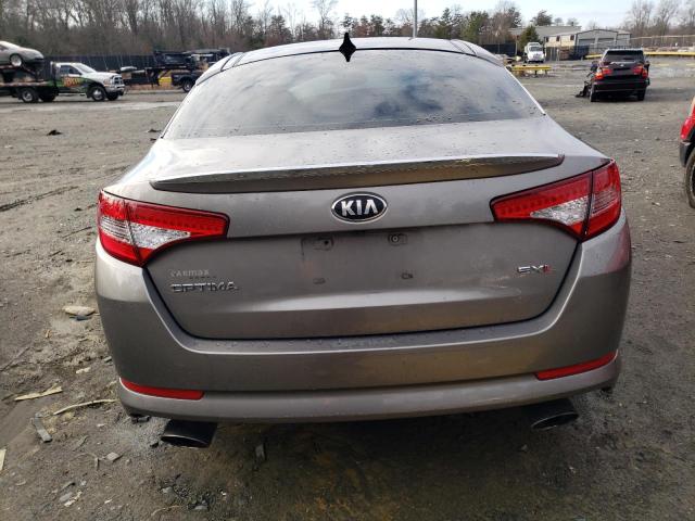 5XXGR4A69DG235970 - 2013 KIA OPTIMA SX GRAY photo 6