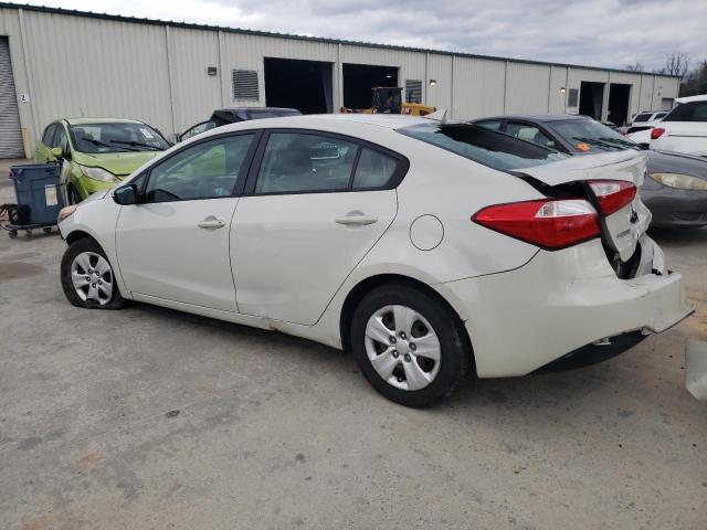 KNAFK4A61F5347134 - 2015 KIA FORTE LX BEIGE photo 2