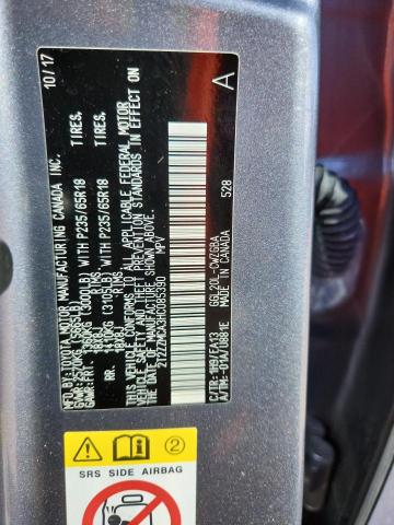 2T2ZZMCA3HC085390 - 2017 LEXUS RX 350 BASE GRAY photo 13