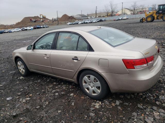 5NPET46C38H344412 - 2008 HYUNDAI SONATA GLS TAN photo 2