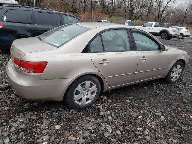 5NPET46C38H344412 - 2008 HYUNDAI SONATA GLS TAN photo 3