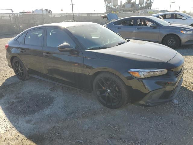 2HGFE2F53NH593724 - 2022 HONDA CIVIC SPORT BLACK photo 4