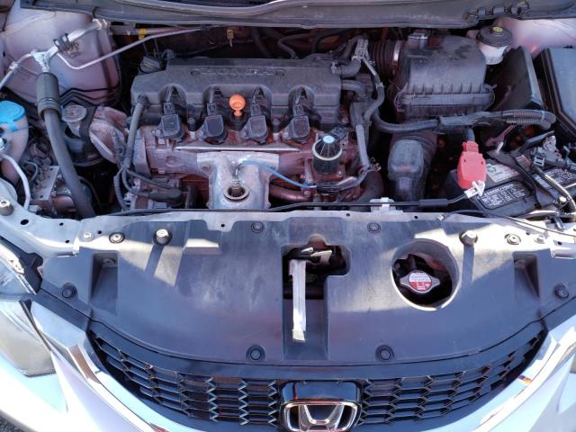 2HGFB2F93FH545878 - 2015 HONDA CIVIC EXL ვერცხლისფერი ფოტო 11
