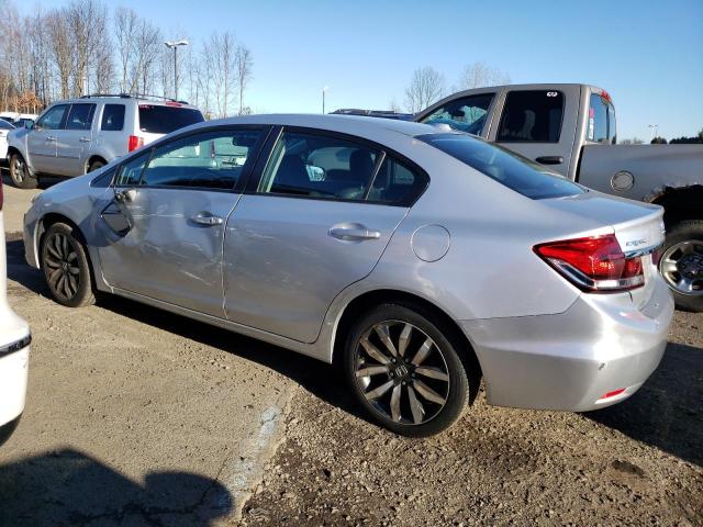 2HGFB2F93FH545878 - 2015 HONDA CIVIC EXL SILVER photo 2