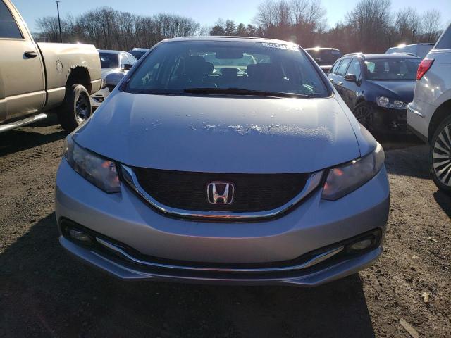 2HGFB2F93FH545878 - 2015 HONDA CIVIC EXL SILVER photo 5