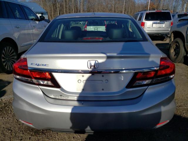 2HGFB2F93FH545878 - 2015 HONDA CIVIC EXL ვერცხლისფერი ფოტო 6