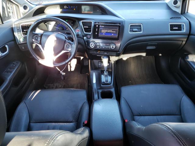 2HGFB2F93FH545878 - 2015 HONDA CIVIC EXL ვერცხლისფერი ფოტო 8