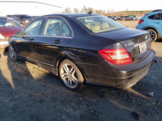 WDDGF8AB5EA959669 - 2014 MERCEDES-BENZ C 300 4MATIC BLACK photo 2