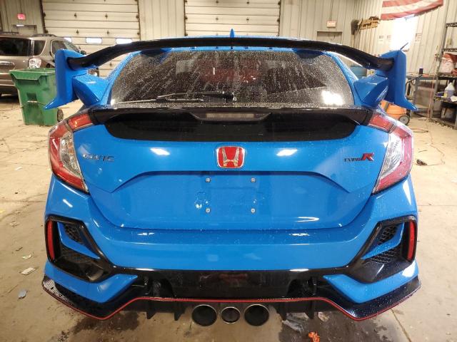 SHHFK8G77MU203513 - 2021 HONDA CIVIC TYPE-R TOURING BLUE photo 6