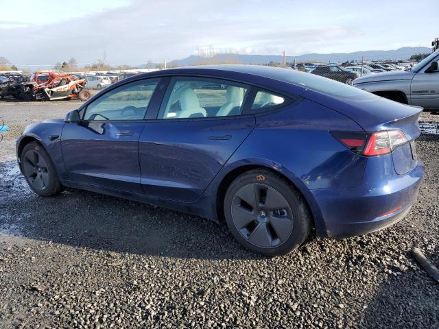 5YJ3E1EB3PF631495 - 2023 TESLA MODEL 3 BLUE photo 2