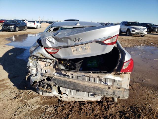 5NPEB4AC5BH033596 - 2011 HYUNDAI SONATA GLS SILVER photo 6