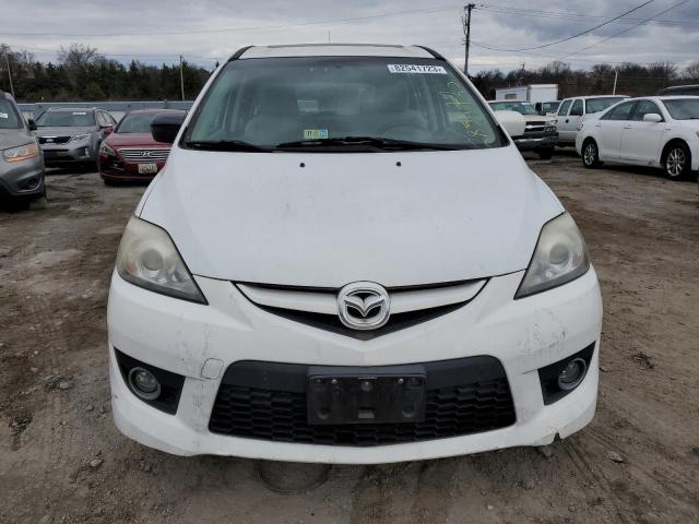 JM1CR293480309347 - 2008 MAZDA 5 WHITE photo 5