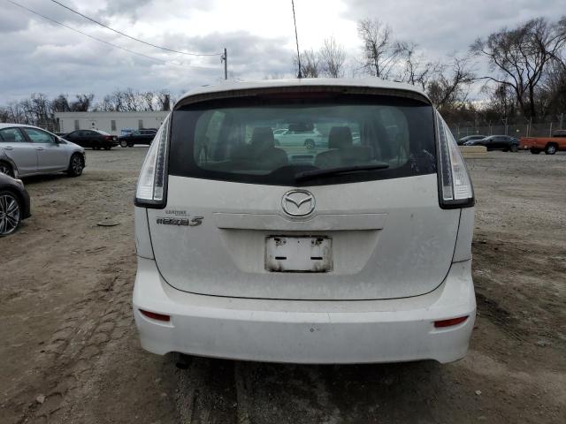 JM1CR293480309347 - 2008 MAZDA 5 WHITE photo 6