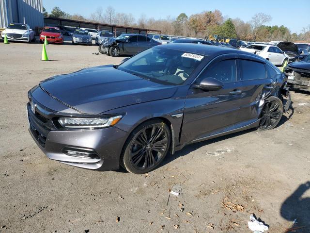 1HGCV2F95JA021858 - 2018 HONDA ACCORD TOURING GRAY photo 1