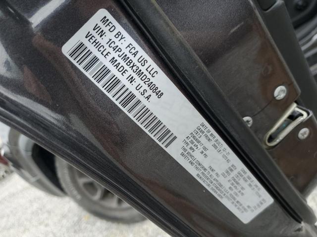 1C4PJMBX3MD240848 - 2021 JEEP CHEROKEE TRAILHAWK GRAY photo 12