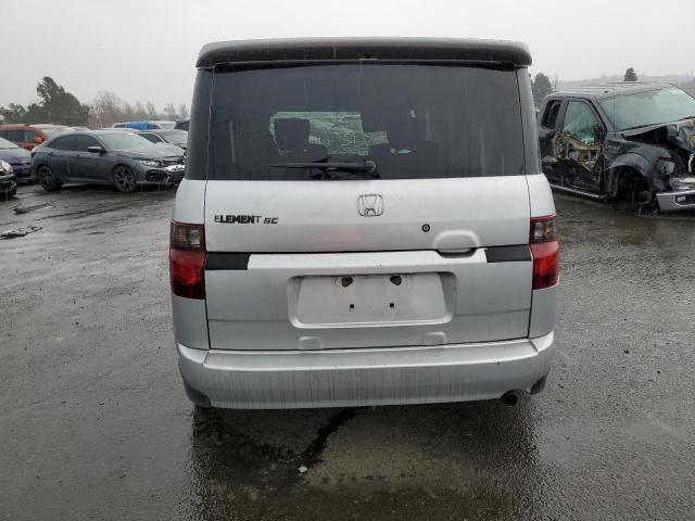 5J6YH18967L005341 - 2007 HONDA ELEMENT SC SILVER photo 6