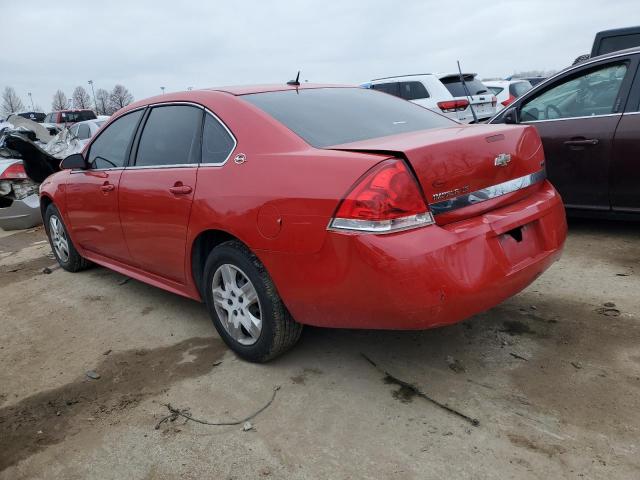 2G1WB57K991149686 - 2009 CHEVROLET IMPALA LS RED photo 2