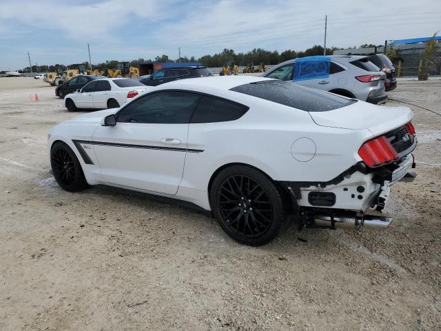 1FA6P8CF0F5366949 - 2015 FORD MUSTANG GT WHITE photo 2