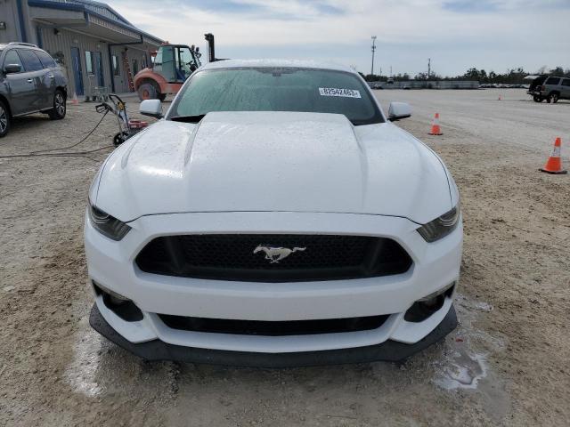 1FA6P8CF0F5366949 - 2015 FORD MUSTANG GT WHITE photo 5