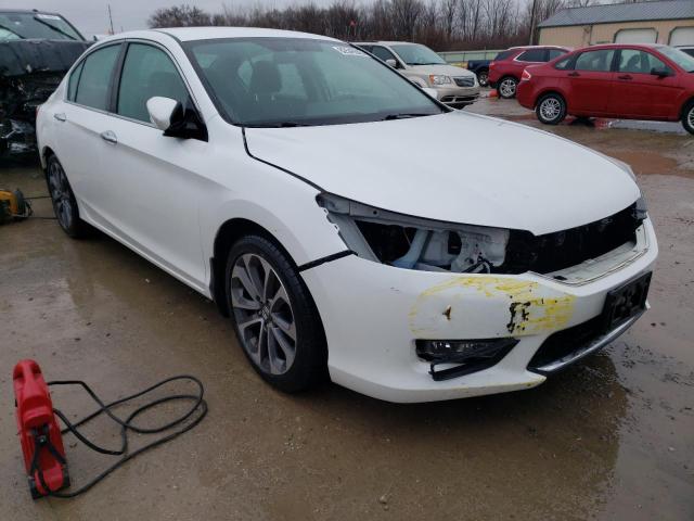 1HGCR2F53FA165854 - 2015 HONDA ACCORD SPORT WHITE photo 4