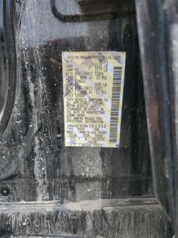 1N6AA07B56N503332 - 2006 NISSAN TITAN XE Қара фото 12