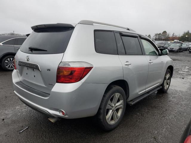 JTEES43A482008044 - 2008 TOYOTA HIGHLANDER SPORT SILVER photo 3