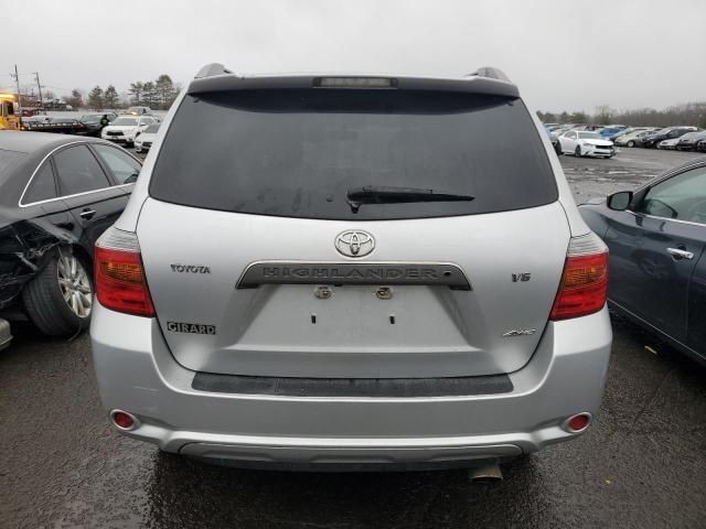 JTEES43A482008044 - 2008 TOYOTA HIGHLANDER SPORT SILVER photo 6