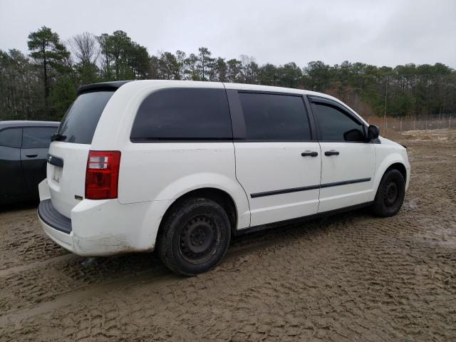 1D4HN11H78B186623 - 2008 DODGE GRAND CARA C/V WHITE photo 3