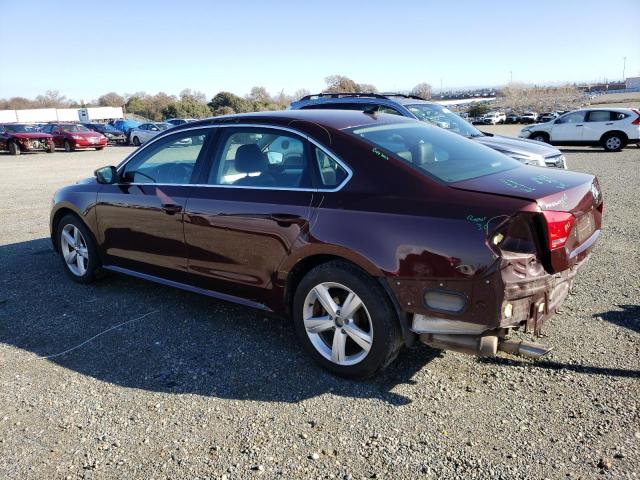 1VWBH7A32CC110244 - 2012 VOLKSWAGEN PASSAT SE BURGUNDY photo 2