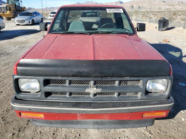 1GCCS19RXN8217269 - 1992 CHEVROLET S TRUCK S10 RED photo 5
