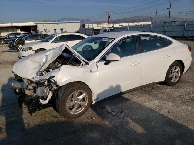 5NPEG4JA6MH105280 - 2021 HYUNDAI SONATA SE WHITE photo 1