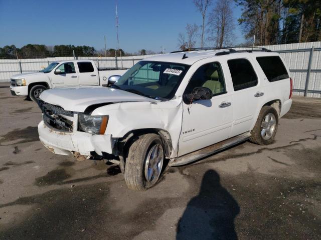 1GNSCBE07ER245313 - 2014 CHEVROLET TAHOE C1500 LT WHITE photo 1