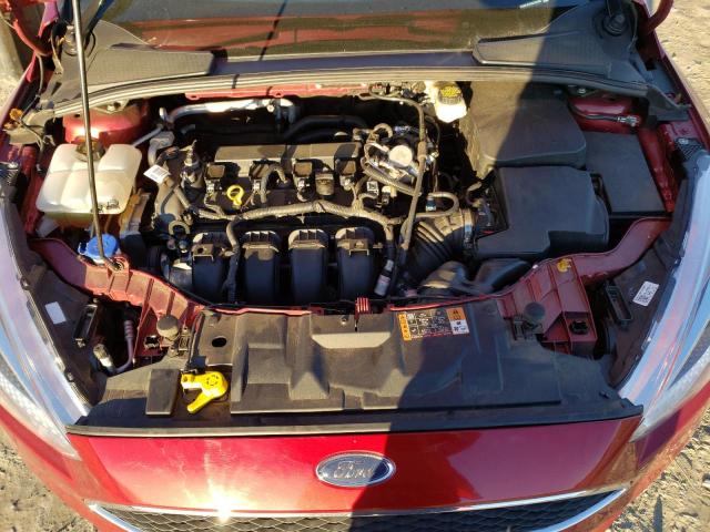 1FADP3F25HL234495 - 2017 FORD FOCUS SE RED photo 11