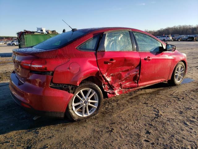 1FADP3F25HL234495 - 2017 FORD FOCUS SE RED photo 3