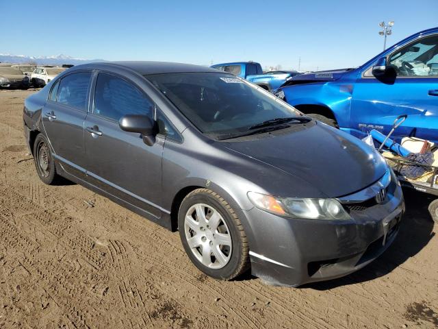 2HGFA1F59AH326118 - 2010 HONDA CIVIC LX BLACK photo 4