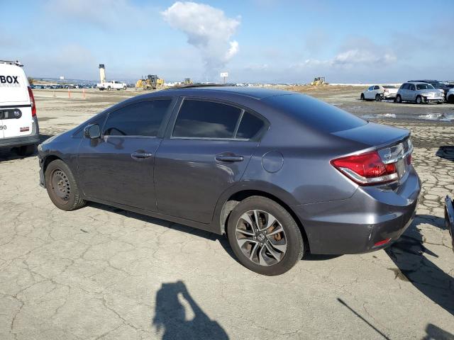 19XFB2F82FE067275 - 2015 HONDA CIVIC EX GRAY photo 2