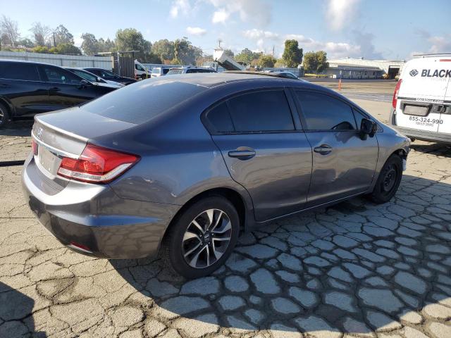 19XFB2F82FE067275 - 2015 HONDA CIVIC EX GRAY photo 3