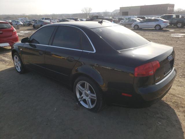 WAUDF78E47A159338 - 2007 AUDI A4 2.0T QUATTRO BLACK photo 2