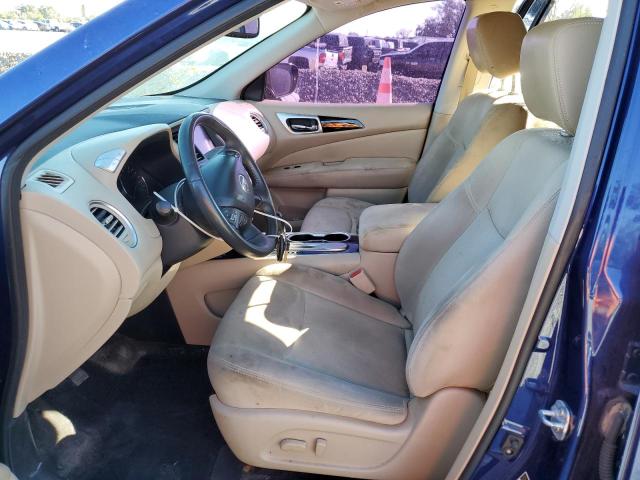 5N1DR2MNXHC622930 - 2017 NISSAN PATHFINDER S BLUE photo 7