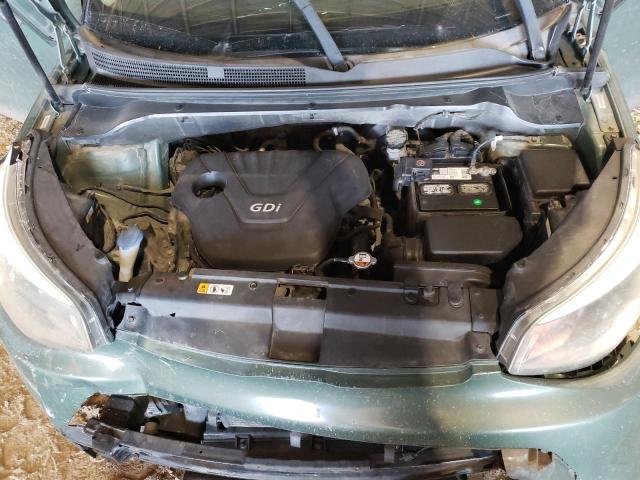 KNDJN2A23E7003250 - 2014 KIA SOUL GREEN photo 11