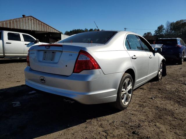 3FAHP0HA6CR428239 - 2012 FORD FUSION SE SILVER photo 3