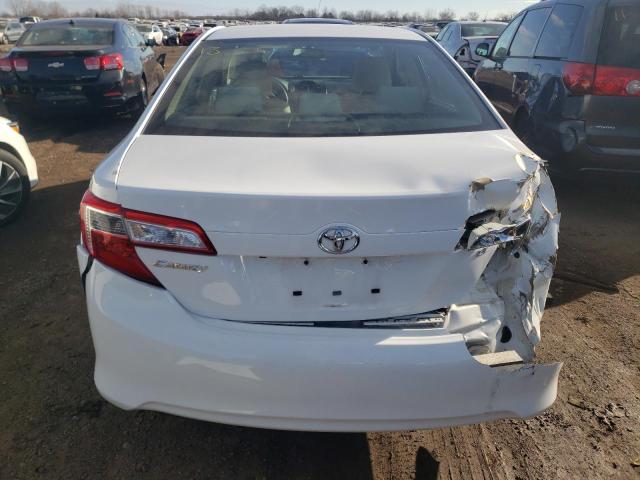 4T4BF1FK9ER380138 - 2014 TOYOTA CAMRY L WHITE photo 6