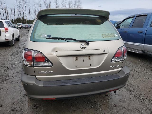 JTJHF10U520291850 - 2002 LEXUS RX 300 BEIGE photo 6