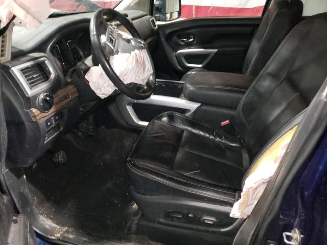 1N6AA1E54HN535971 - 2017 NISSAN TITAN SV BLUE photo 7