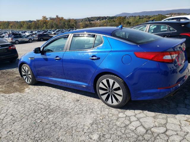 5XXGR4A68DG133527 - 2013 KIA OPTIMA SX BLUE photo 2