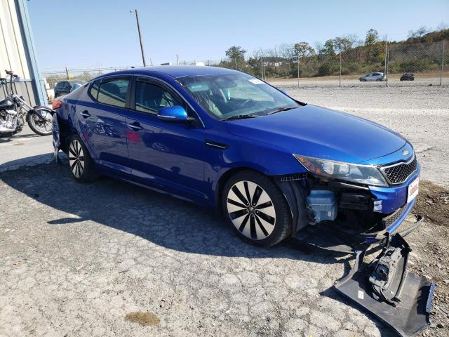 5XXGR4A68DG133527 - 2013 KIA OPTIMA SX BLUE photo 4
