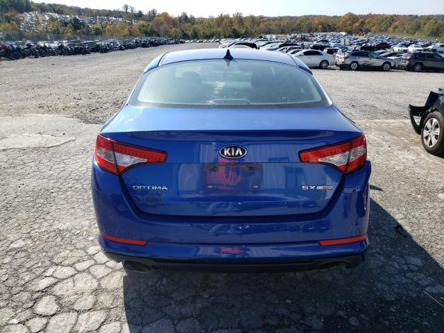 5XXGR4A68DG133527 - 2013 KIA OPTIMA SX BLUE photo 6