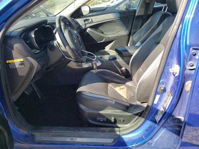 5XXGR4A68DG133527 - 2013 KIA OPTIMA SX BLUE photo 7